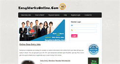 Desktop Screenshot of easyworksonline.com