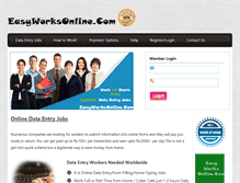 Tablet Screenshot of easyworksonline.com